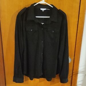 Calvin Klein  Black Suede Jacket